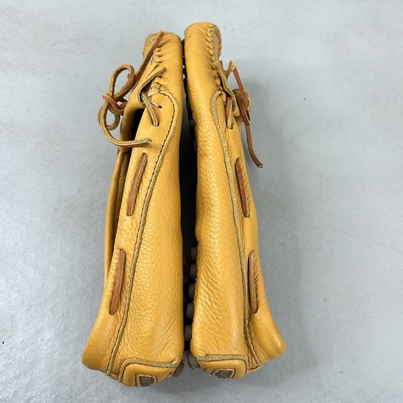 Minnetonka Kilty Deerskin Fringe Soft Sole Moccasins Slip On - Picture 7 of 10